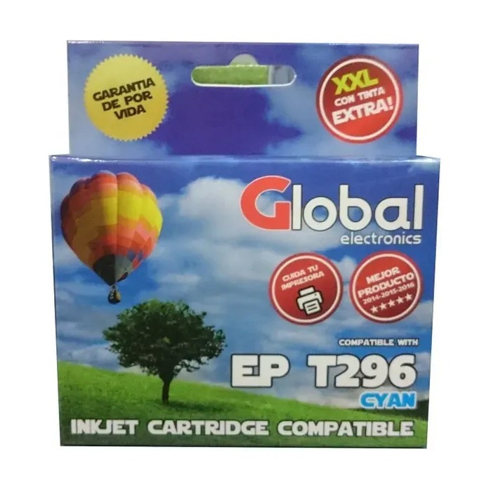 Cartucho  Compatible Con Epson T296 T296220 Cyan