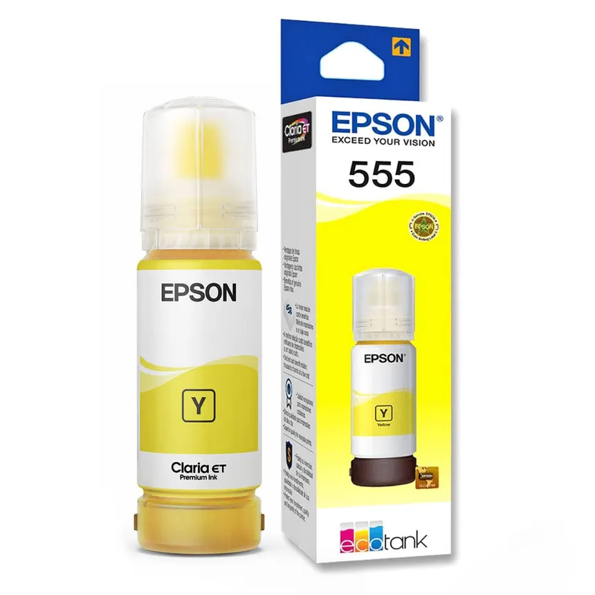 Botella de Tinta Amarilla Epson T555