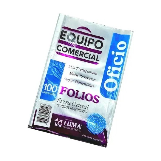 Folio Luma A4 X100 Equipo Comercial
