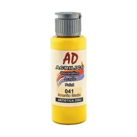 [8182] ACRILICO DECORAT AD  60ML 041 AMARILLO MED