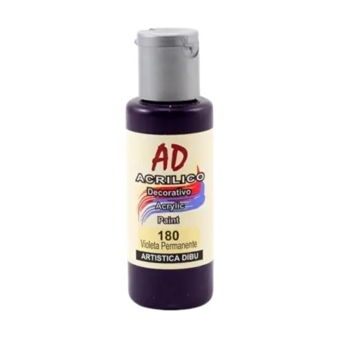 [8174, 7798128947309] ACRILICO DECORAT AD  60ML 180 VIOLETA PERM