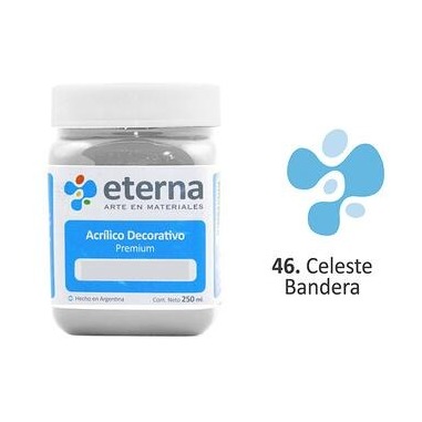 ACRILICO ETERNA 250ML  46 CELESTE BANDERA