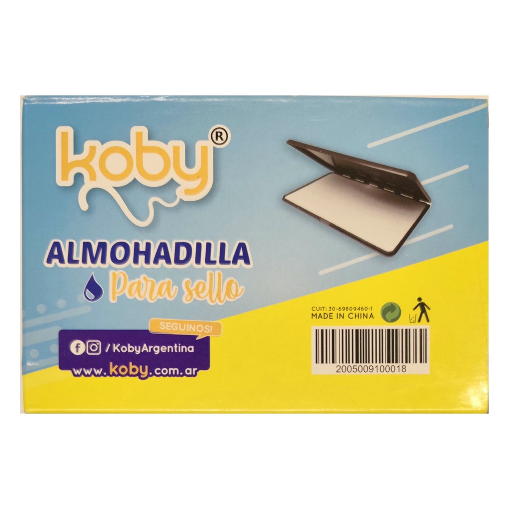 [50091] ALMOHADILLA Nº2 122X84MM KOBY METAL MEDIANO
