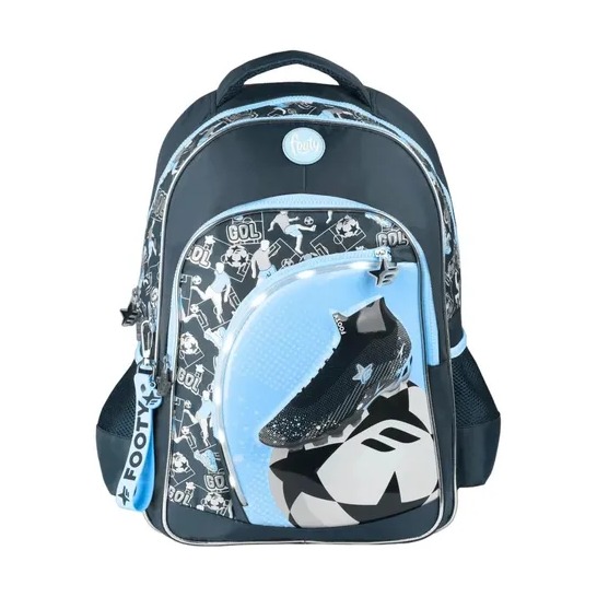 MOCHILA 18" FOOTY C/LUZ LED BOTIN PELOTAF3243 FOOTY