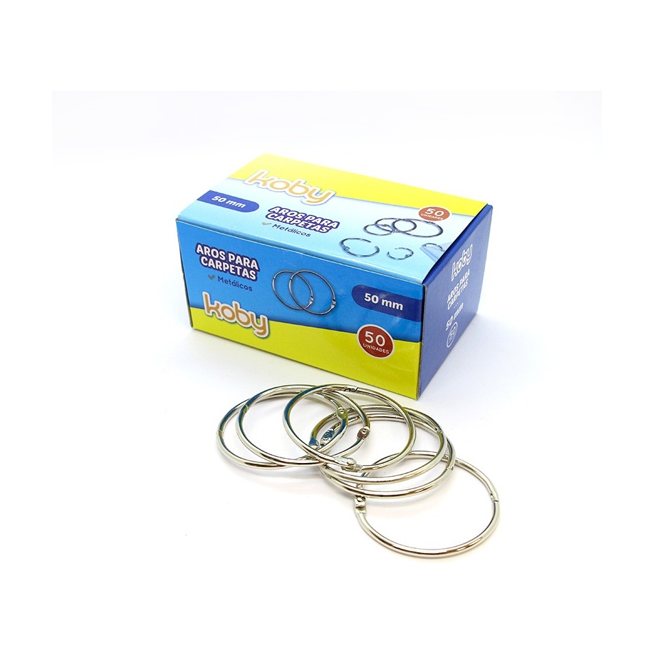 AROS DE CARPETA 50MM X 1 KOBY