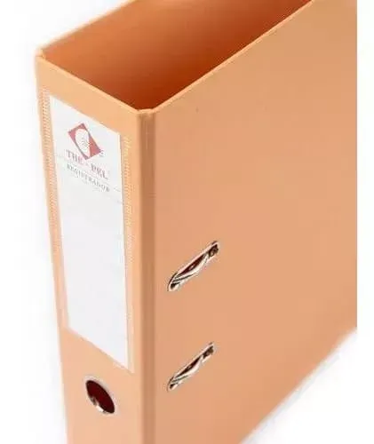 BIBLIORATO A4 FORRADO 75MM PASTEL NARANJA THE PEL