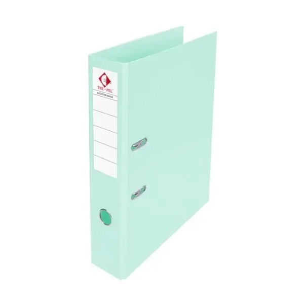 BIBLIORATO OF FORRADO 75MM PASTEL VERDE THE PEL