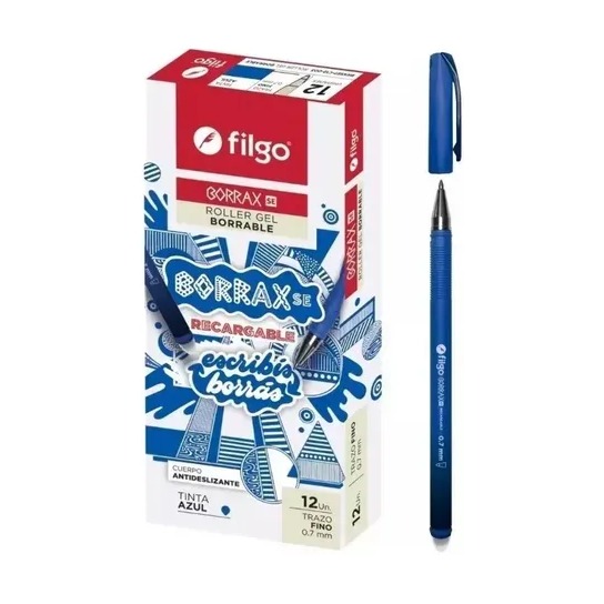 [42235] BOLIGRAFO BORRABLE GEL FILGO 0.7 BORRAX SE AZ