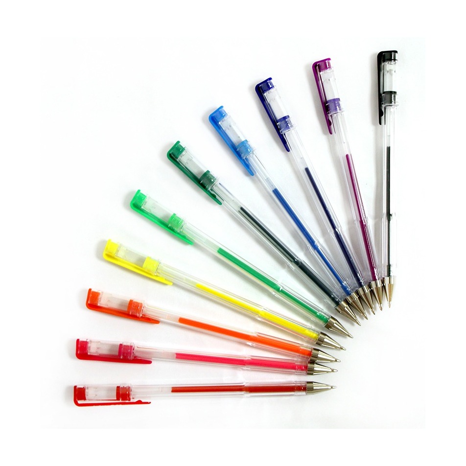 [34003] BOLIGRAFO GEL KOBY X10 SURTIDO