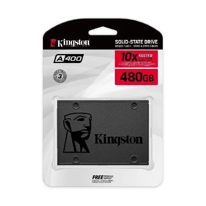 SSD 480GB KINGSTON A400 SATAIII 2.5 KINGSTON