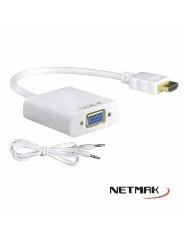 ADAPTADOR HDMI A VGA NM-C81A NETMAK