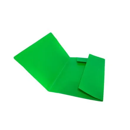 [6445] CARPETA C/ELASTICO PP A4 KOBY/DATA VERDE