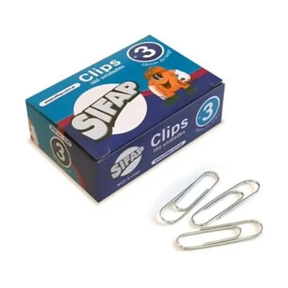 CLIP DE PAPEL Nº 3  28MM KOBY/SIFAP