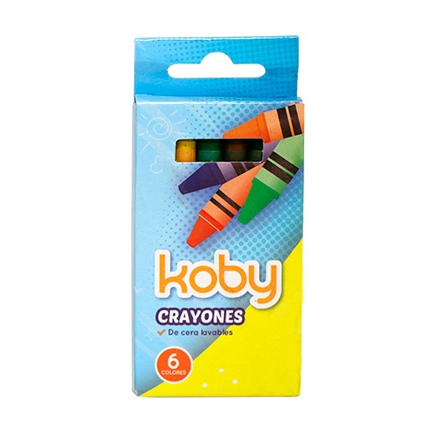 [34527] CRAYONES X  6 KOBY