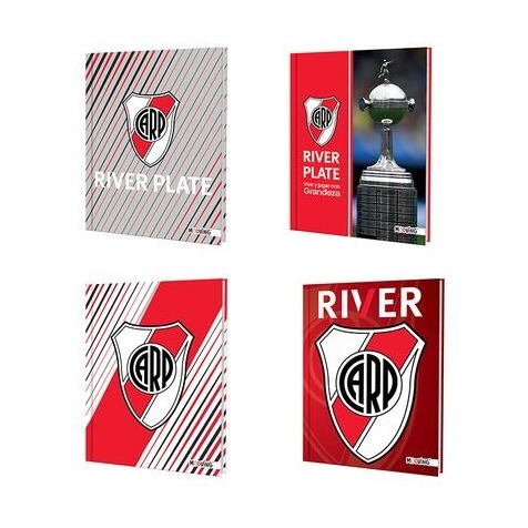 CUADER T/D 16X21X48 MOOVING RIVER PLATE