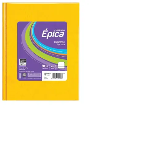 CUADER T/D X 48 EPICA 90GS FORR AMARILLO RAYA