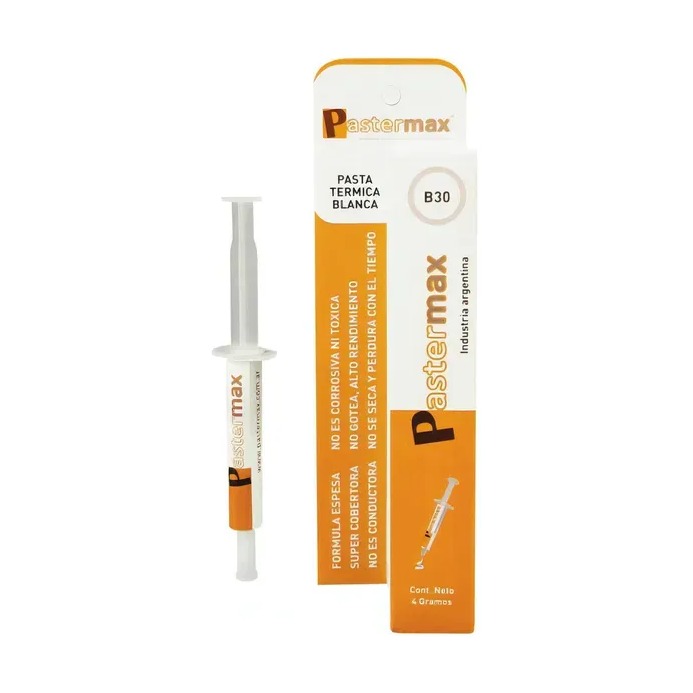 PASTA TERMICA BLANCA PASTERMAX B30 JERINGA PASTERMAX