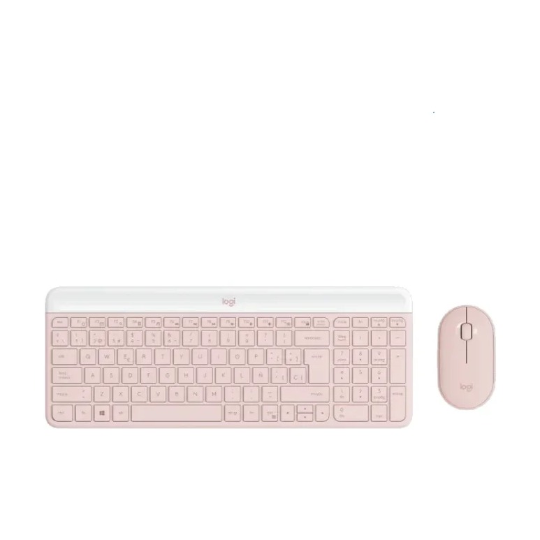 Teclado+Mouse Logitech Wir MK470 Slim Rose LOGITECH