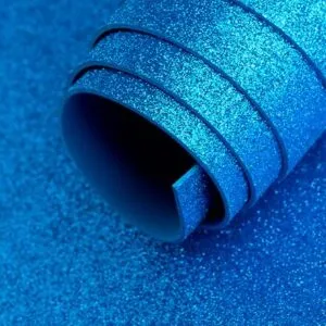 GOMA EVA GLITTER 40X60 ECO. KOBY/VS AZUL