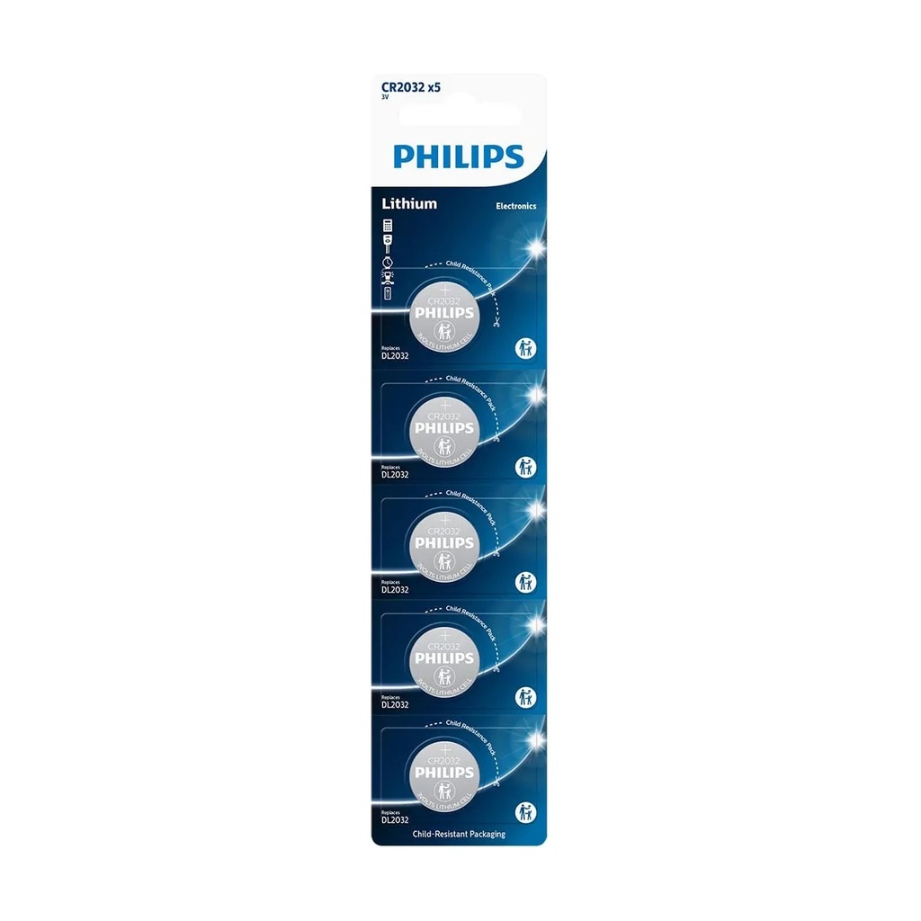 [CR2032] PILA BOTON PHILIPS CR2032 DE 3V PHILIPS