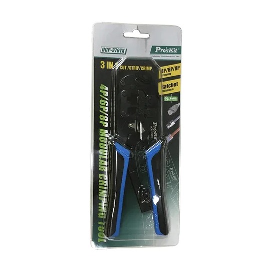 PINZA CRIMPEADORA 3 EN 1 UCP-376TX PROSKIT