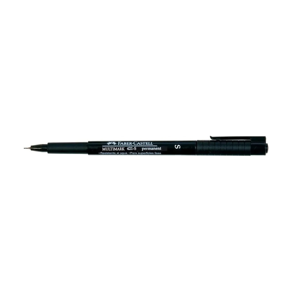 MARCADOR FABER  OHP-CD 421 S NEGRO