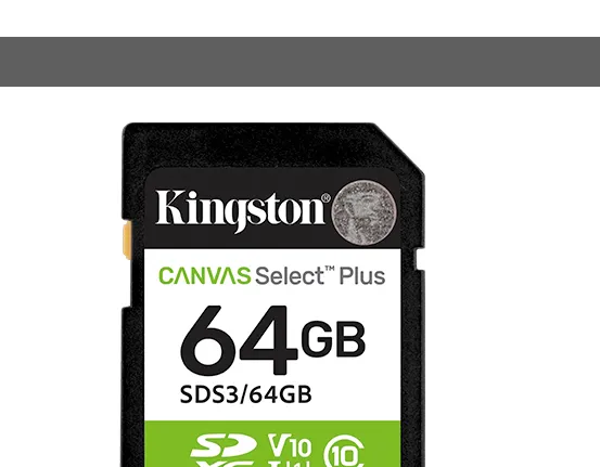 Tarjeta Sd Kingston Canvas Select - 64Gb -  KINGSTON