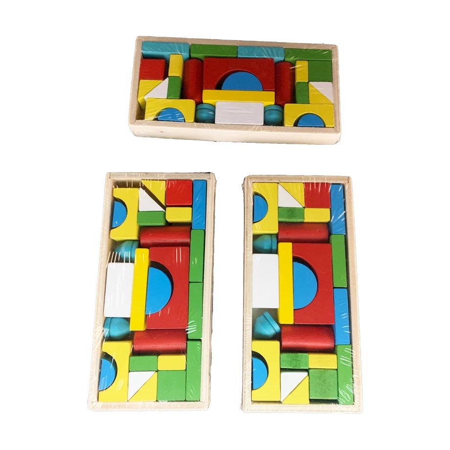 [MT08920] Set de bloques Montessori x 26pcs- Cubeta Toys KIKIKEN