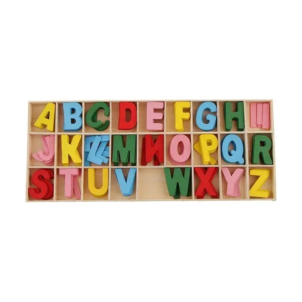 [MT06636] ABECEDARIO LETRAS DE MADERA DIDÁCTICO KIKIKEN