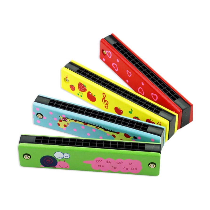 [MT05435] ARMÓNICA DE MADERA INFANTIL-DIDÁCTICO MUSICAL KIKIKEN
