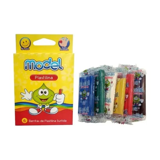 [3786, 7794757275011] PLASTILINA X  6 MODEL BARRITAS