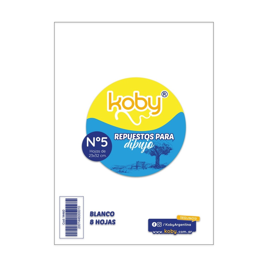 REPUESTO CANSON KOBY/MURESCO Nº 5 BLANCO