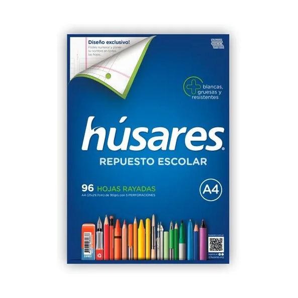 REPUESTO HUSARES A4   48HJ RAYADO