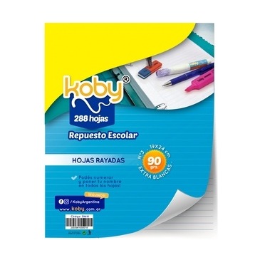 [39610] REPUESTO KOBY X 288HJ 90/95GR RAYADO