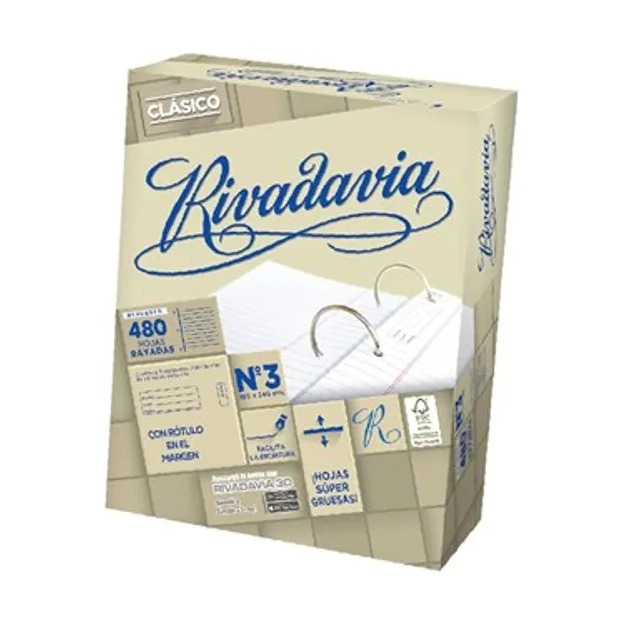 [35534] REPUESTO RIVADAVIA X480 HJ RAYADO S/ BANDA
