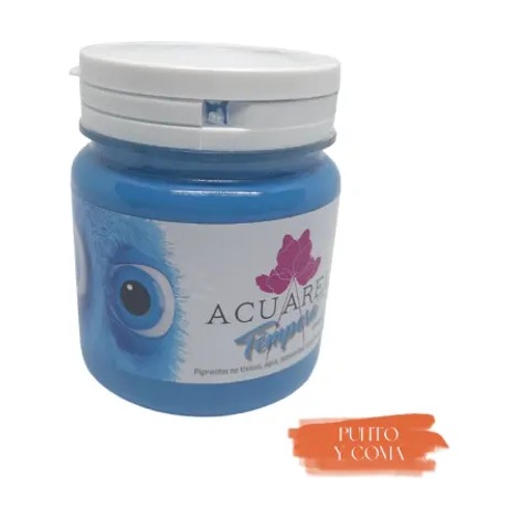[45855] TEMPERA X250 POTE ACUAREL CELESTE