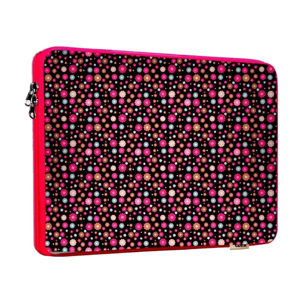 [924] FUNDA PORTA Notebook  14”  Neoprene | Estampado 5 Florcitas