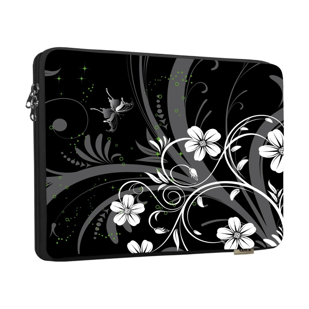 [170] FUNDA PORTA Notebook  14”  Neoprene | Estampado 20 Flores