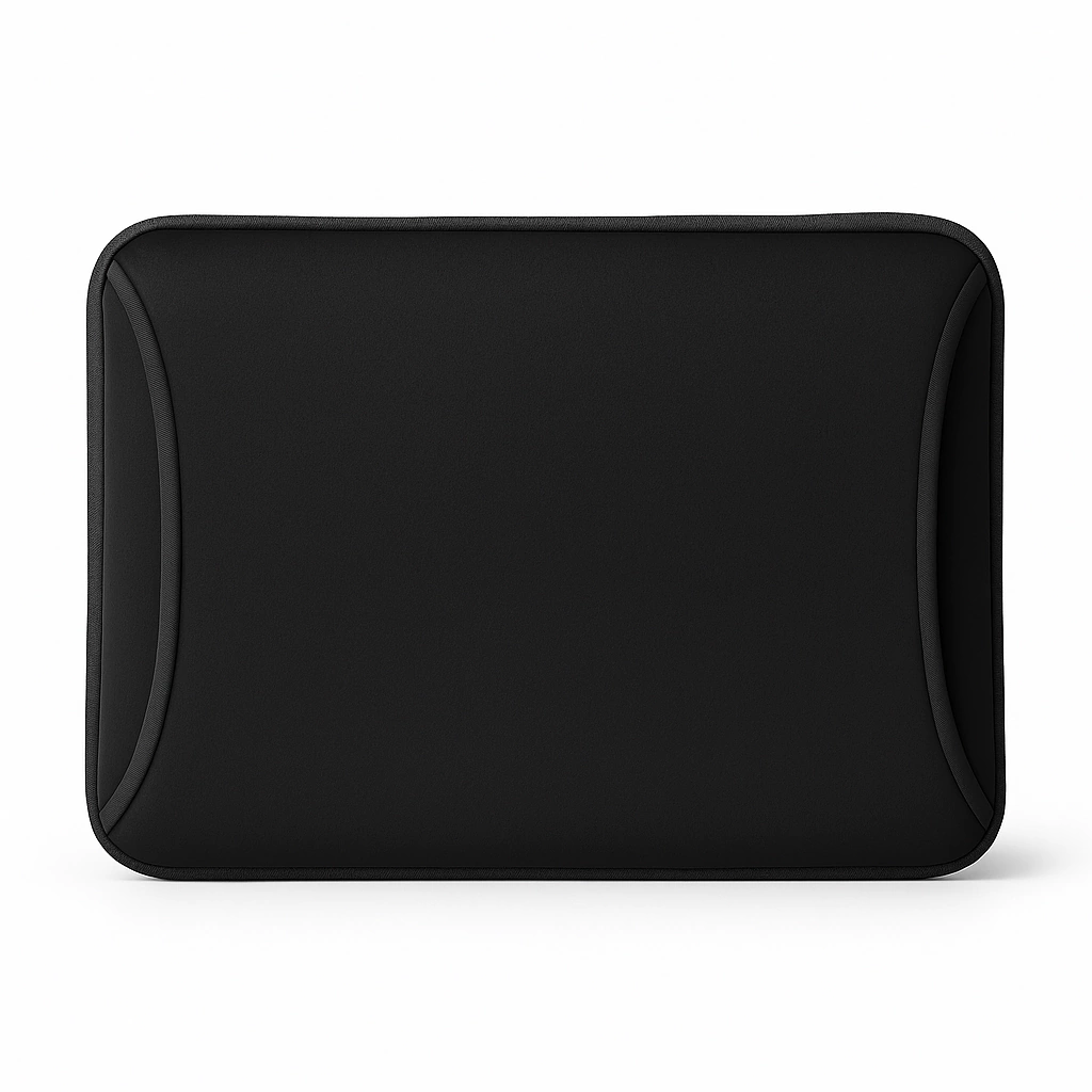 [815] FUNDA PORTA Notebook  15,6” Neoprene con bolsillo | NEGRO