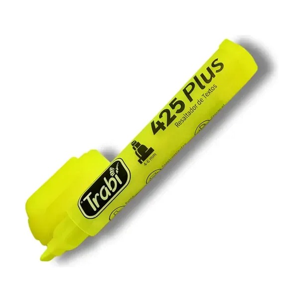 [TR7425] RESALTADOR FLUO 425  AMARILLO TRABI