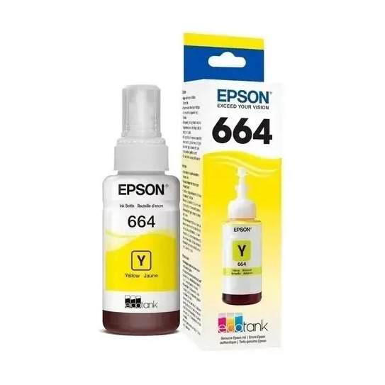 [T664420-AL] Botella de Tinta YELLOW Epson 664