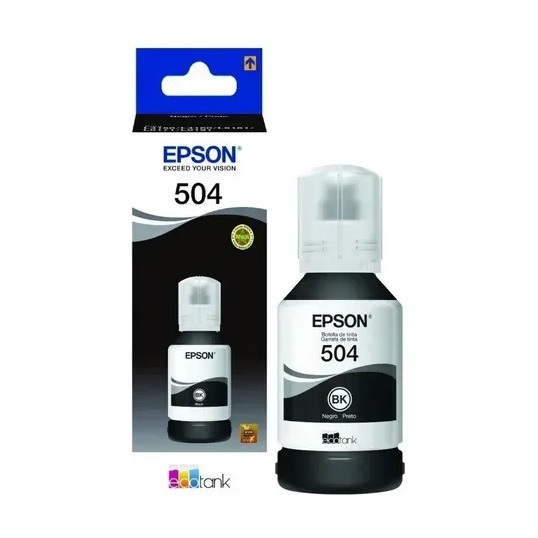 [T504120-AL] BOTELLA DE TINTA EPSON 504 NEGRO