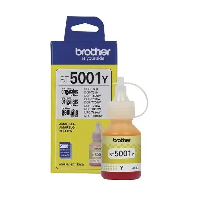 Botella tinta Brother BT5001  YELLOW