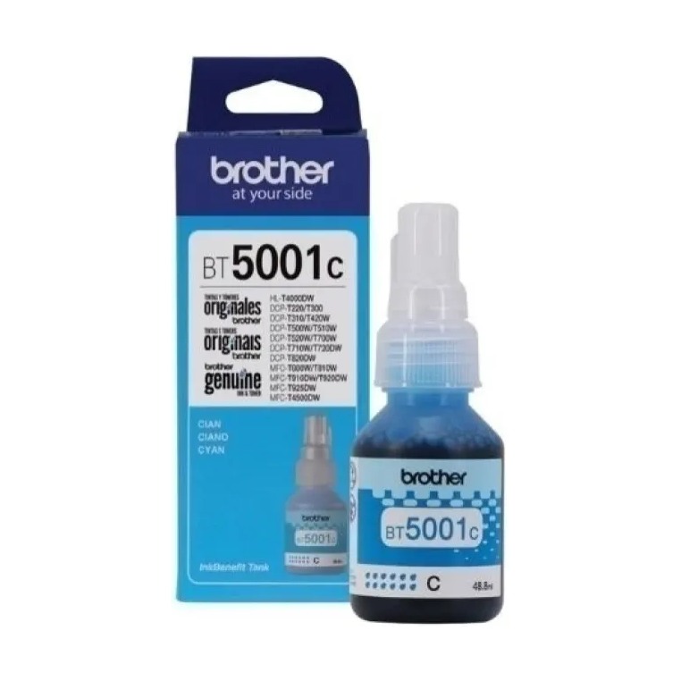 Botella tinta Brother BT5001 CYAN