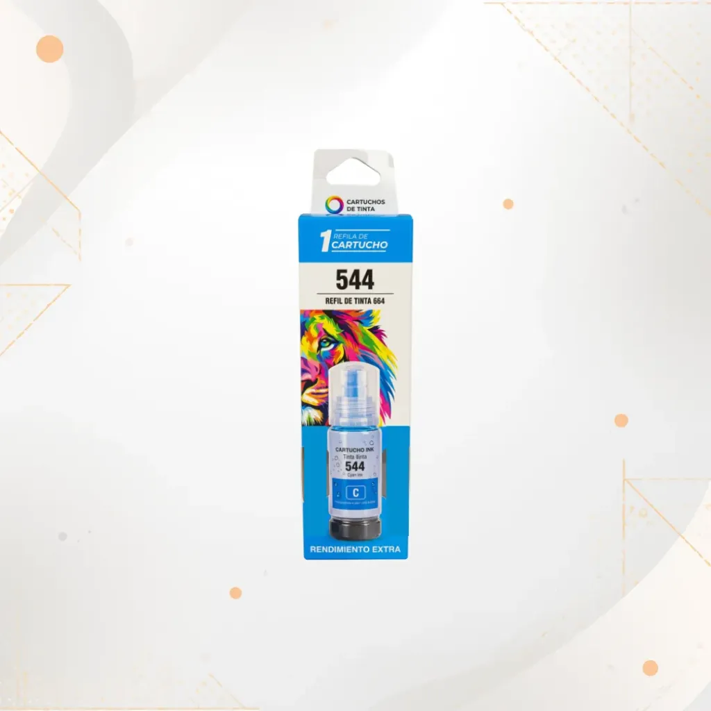 [TA-EPT544C] BOTELLA TINTA PICO COMPATIBLE CON EPSON 544 T544220 CYAN (70ML)