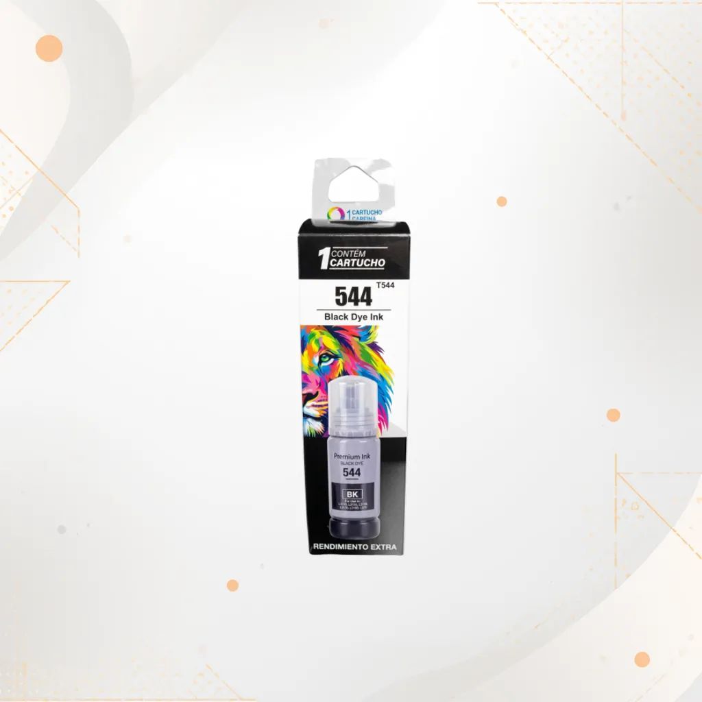 [TA-EPT544K] BOTELLA TINTA PICO COMPATIBLE CON EPSON 544 T544120 NEGRO (70ML)