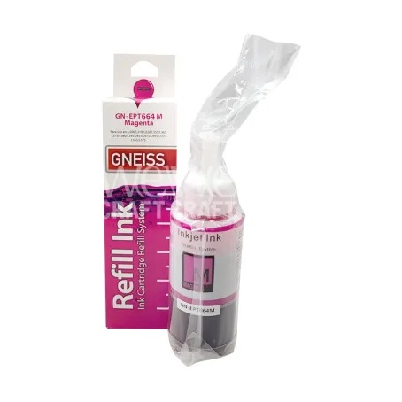 Tinta para Epson L 120/ L200/ L300/ L350; EcoTank L110/ L1300/ L210/ L355/ L455/ L555 - Magenta
