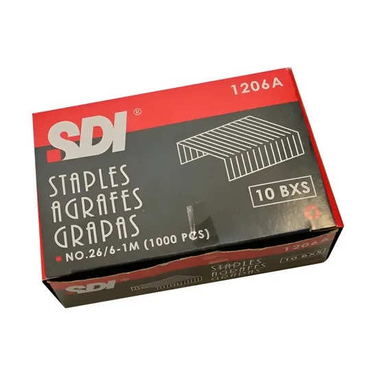 [1206A] BROCHE PARA ABROCHADORA SDI N°26/6 (X1000 UDS) LIGGO