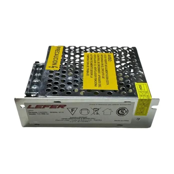 FUENTE MICROPERFORA DE ALIMENTACION SWITCHING, 12.0V 5A
