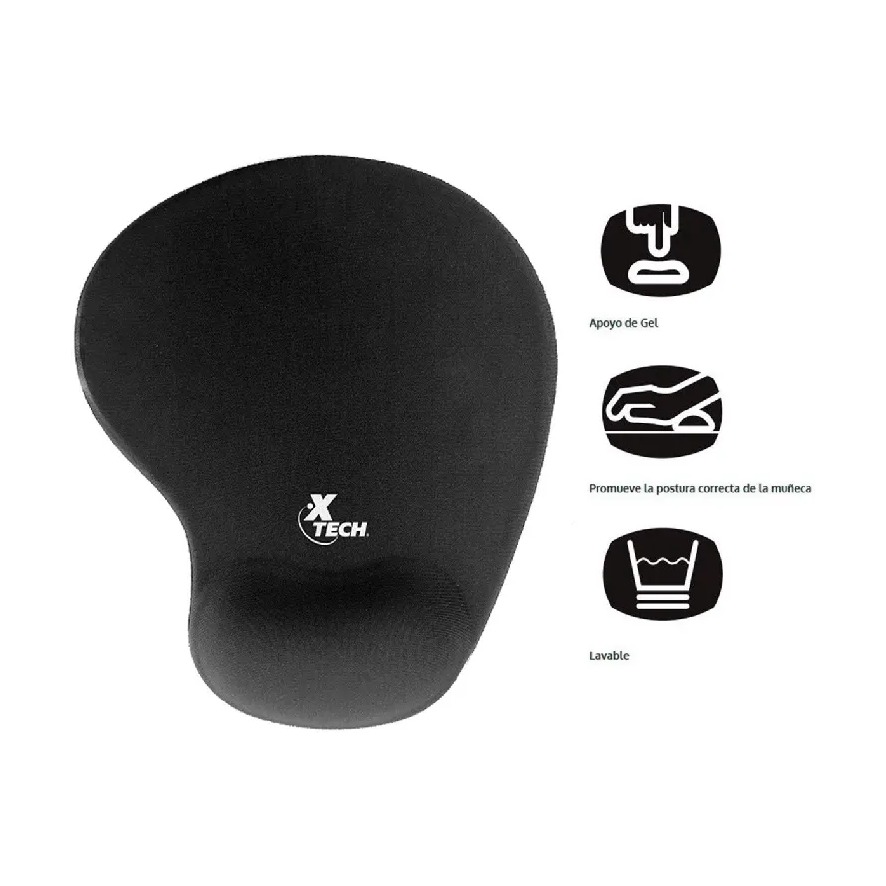 [XTA526] MOUSE PAD XTECH GEL BLACK (XTA-526)